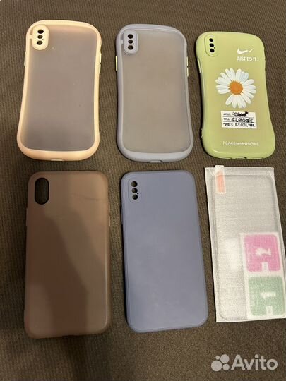 Чехолы и защитное стекло на iPhone X/10