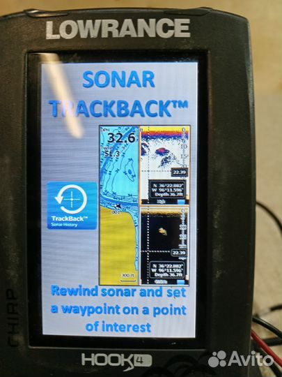 Эхолот lowrance hook4, картплотер