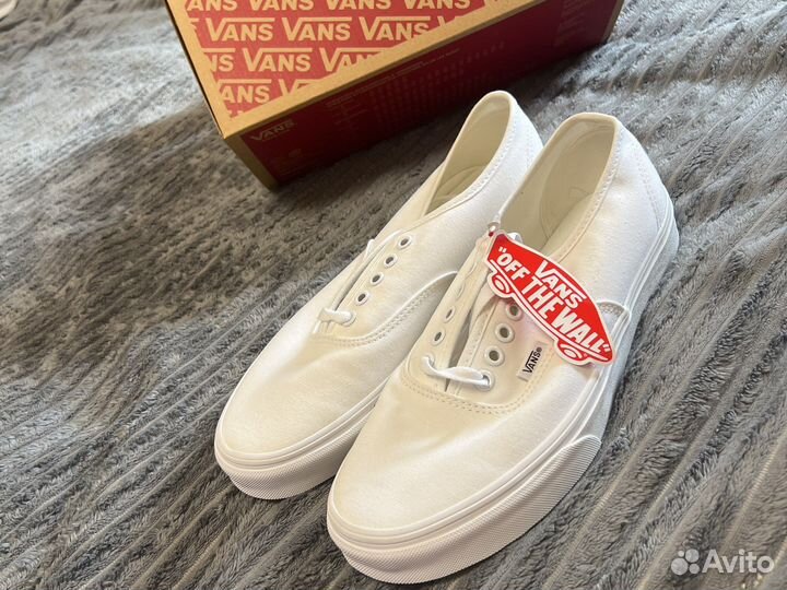 Кеды vans белые