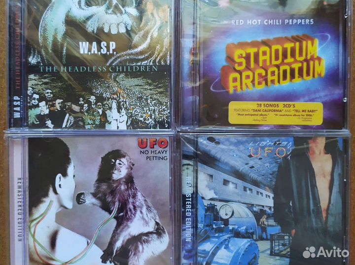 CD - хард рок, Def Leppard,DIO,Extrem,Robert Plant