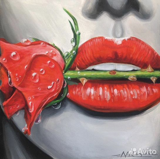 Картина на холсте. Ручная работа.Акрил. 40х40 см