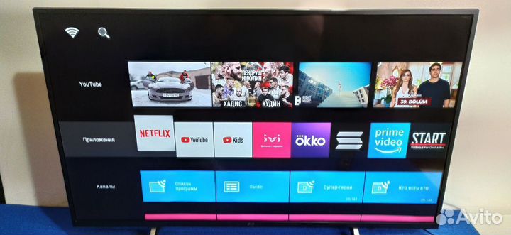 Телевизор Sony 43 Wi-Fi SMART 4K UHD