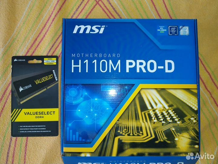 Игровой пк Intel G4560+видео AMD R7 250+8GB DDR4