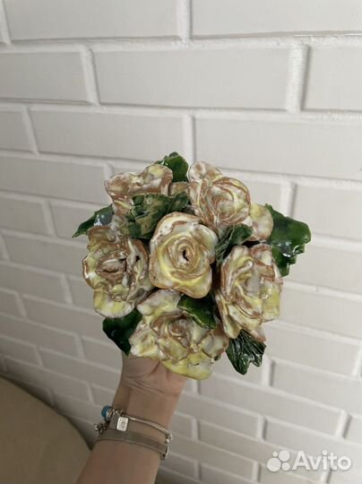 Букет цветов из керамики