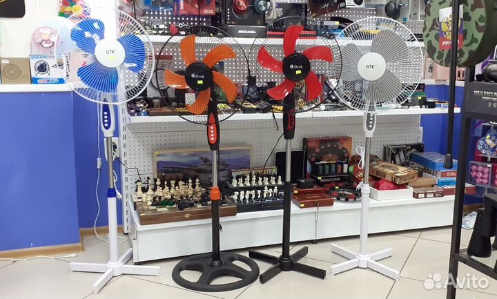 Вентиляторы напольные настольные Новое поступление
