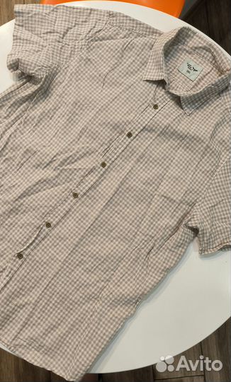 Primark, XXL, 56, рубашка лен коттон