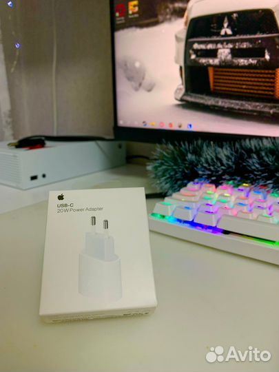 Зарядный блок iPhone 20w люкс реплика