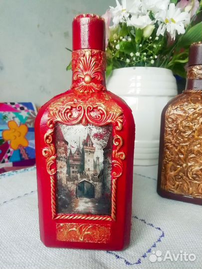 Бутылка декоративная