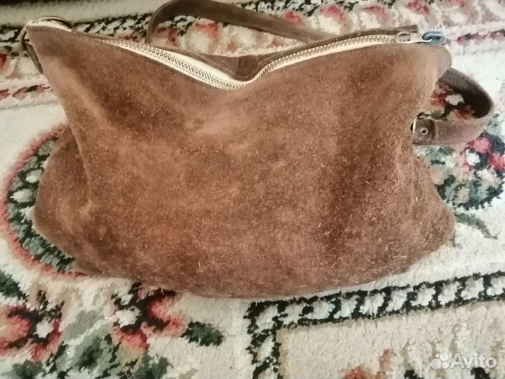 Сумка женская замшевая винтаж