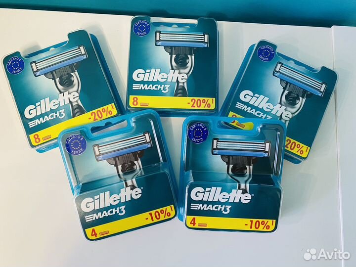 Кассеты Gillette mach 3 Польша