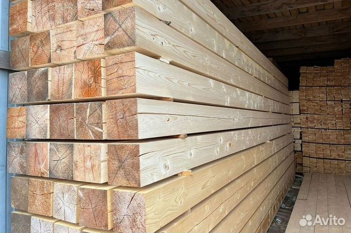 Брус обрезной 200х200х6000мм 1 сорт ГОСТ