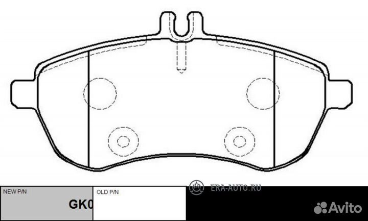 CTR GK0082 Колодки тормозные передние