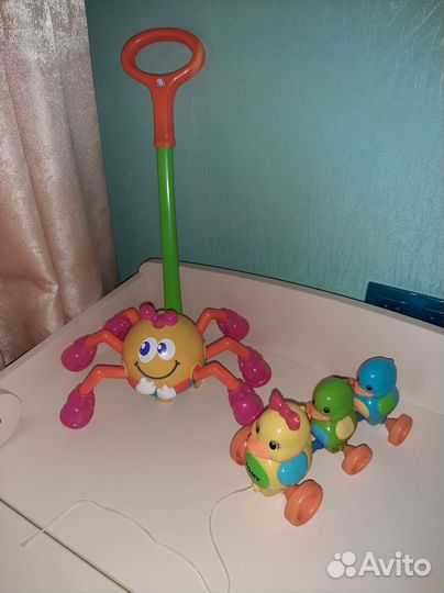 Игрушки-каталки. Развивающие игрушки пакетом