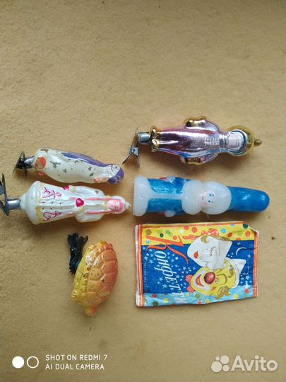 Елочные игрушки СССР