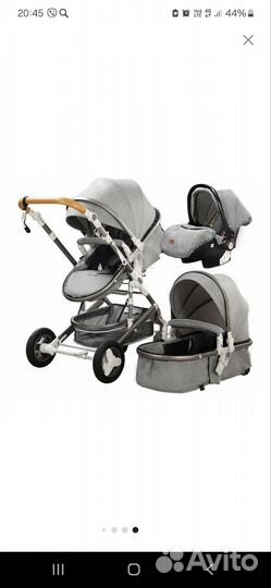 Детская коляска-трансформер 3 в 1 Luxmom 530W