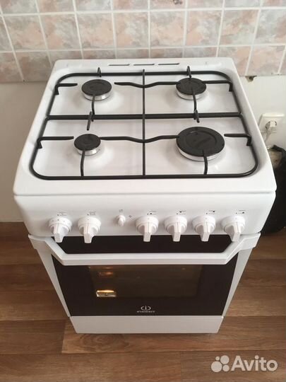 Газовая плита Indesit KNJ1G217(W) /RU White