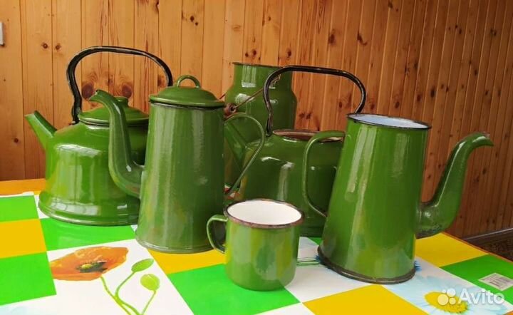 Эмалированная посуда 60-х годов