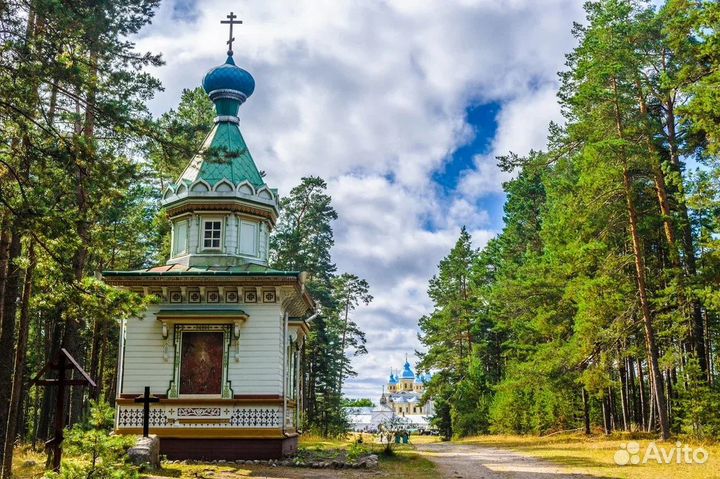 Места силы Карелии. Остров Коневец