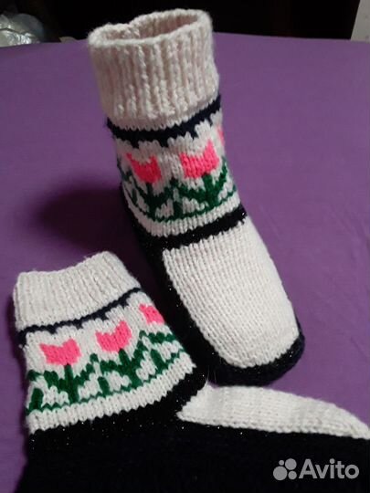 Носки вязаные ручной работы