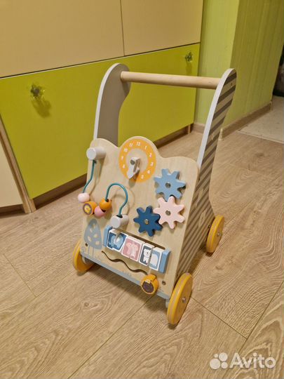 Ходунки каталка деревянная
