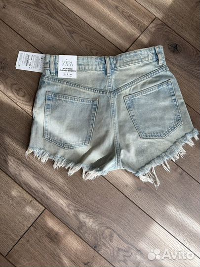 Новые джинсовые шорты zara, размер 34-XS