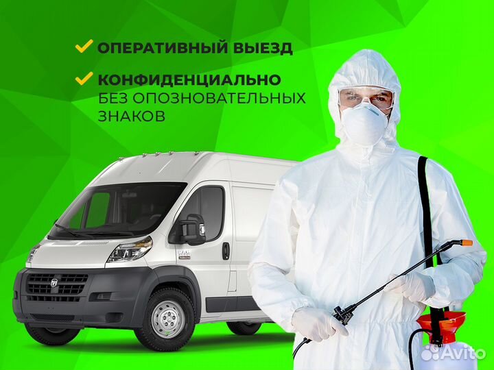 Дезинсекция клещей клопов блох тараканов муравьев