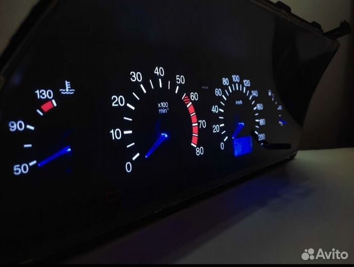 LED платы подсветки щитка приборов ваз 2114