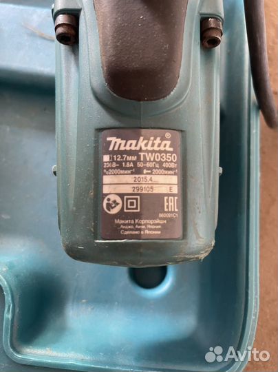 Гайковерт makita TW0350
