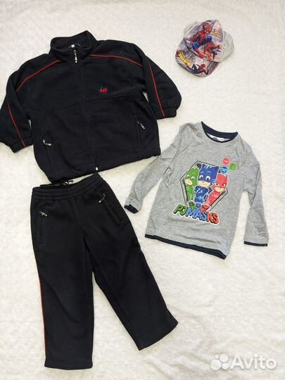 Огромный пакет вещей на мальчика