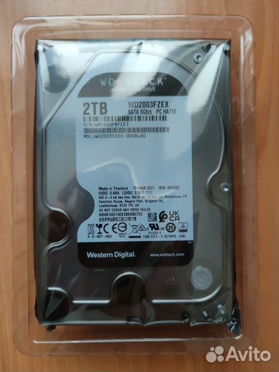 Жесткий диск WD Black 2 тб (WD2003fzex)