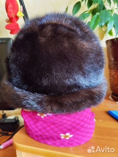 Шапка норковая женская