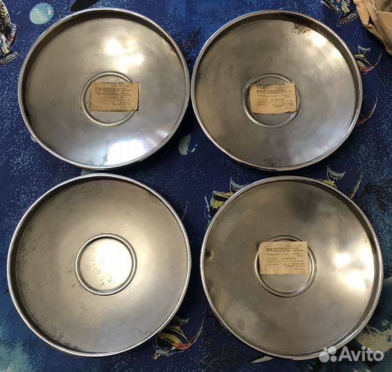 Колпаки хром на Москвич