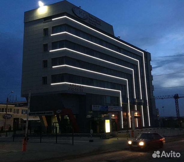 Гибкий неон 8х16мм, рез 10мм