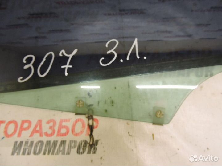 Стекло двери задней левой Peugeot 300- 307 2001-20