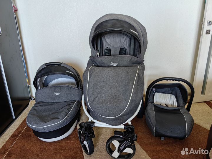 Коляска camarelo 3 в 1