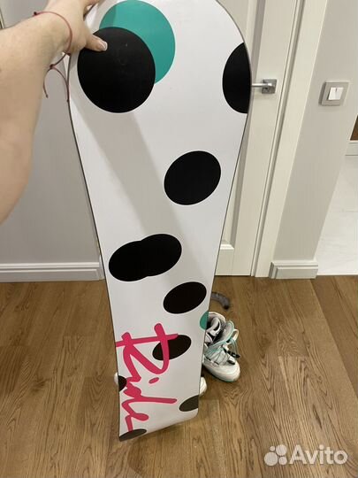 Сноуборд Ride 140 см+ крепления Ride + ботинки