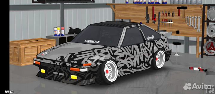 Учу дрифту в FR legends и набор в клан