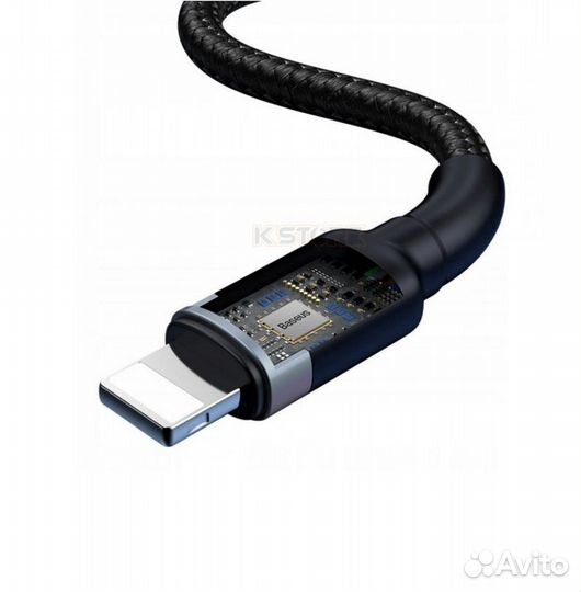 Кабель USB baseus Cafule USB - Type-C+Lightning
