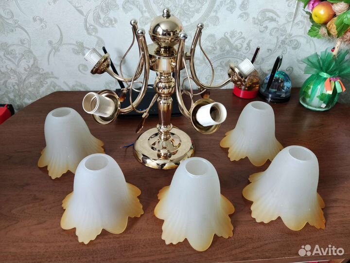 Люстра потолочная 5 рожковая