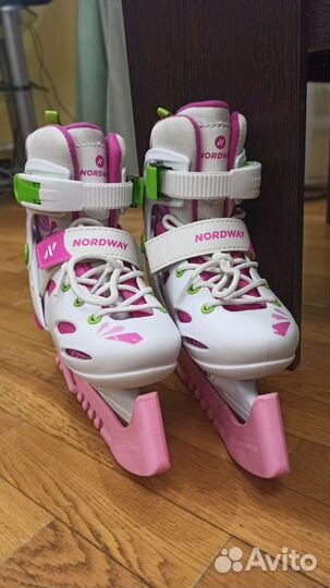 Коньки детские раздвижные Nordway 27-30р