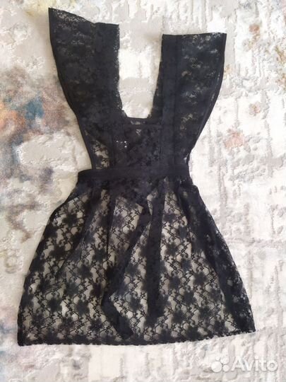 Школьный фартук черный