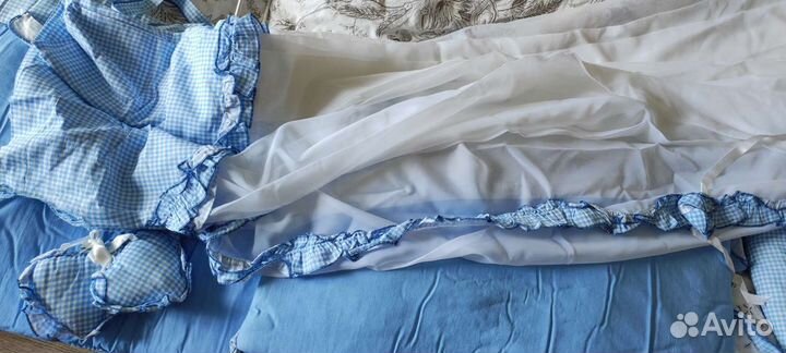 Балдахин и бортики для детской кроватки