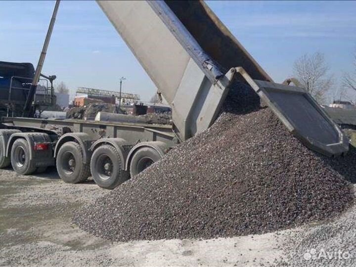 Щебень \ Земля белый от 3кубов