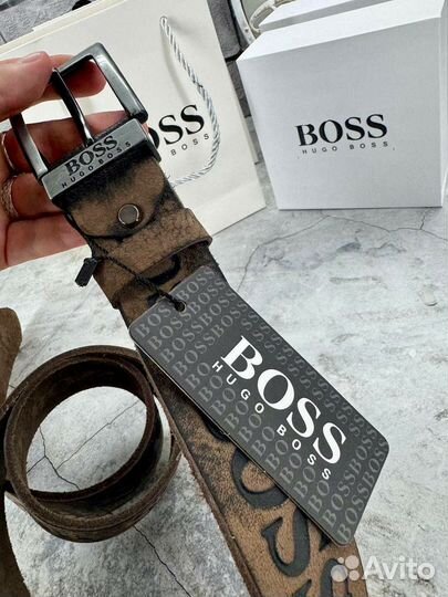 Кожаный ремень Hugo boss