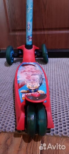 Самокат трёхколёсный детский щенячий патруль