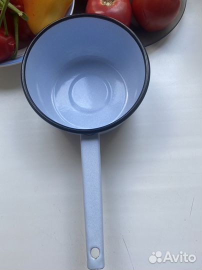 Ковш эмаль 1,5л, ковшик эмалированый