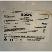 Холодильник bosch