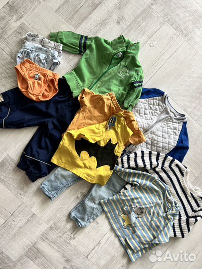 Вещи пакетом на мальчика 74