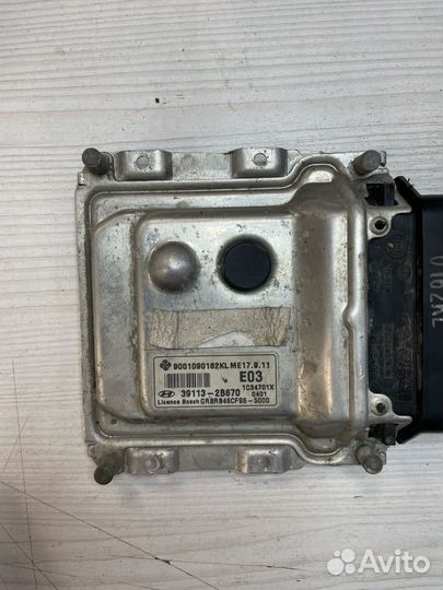 Эбу мозги на hyundai solaris