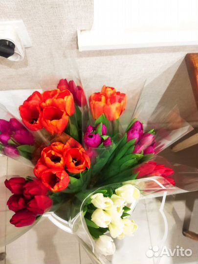 Тюльпаны к 8 марта букеты розница